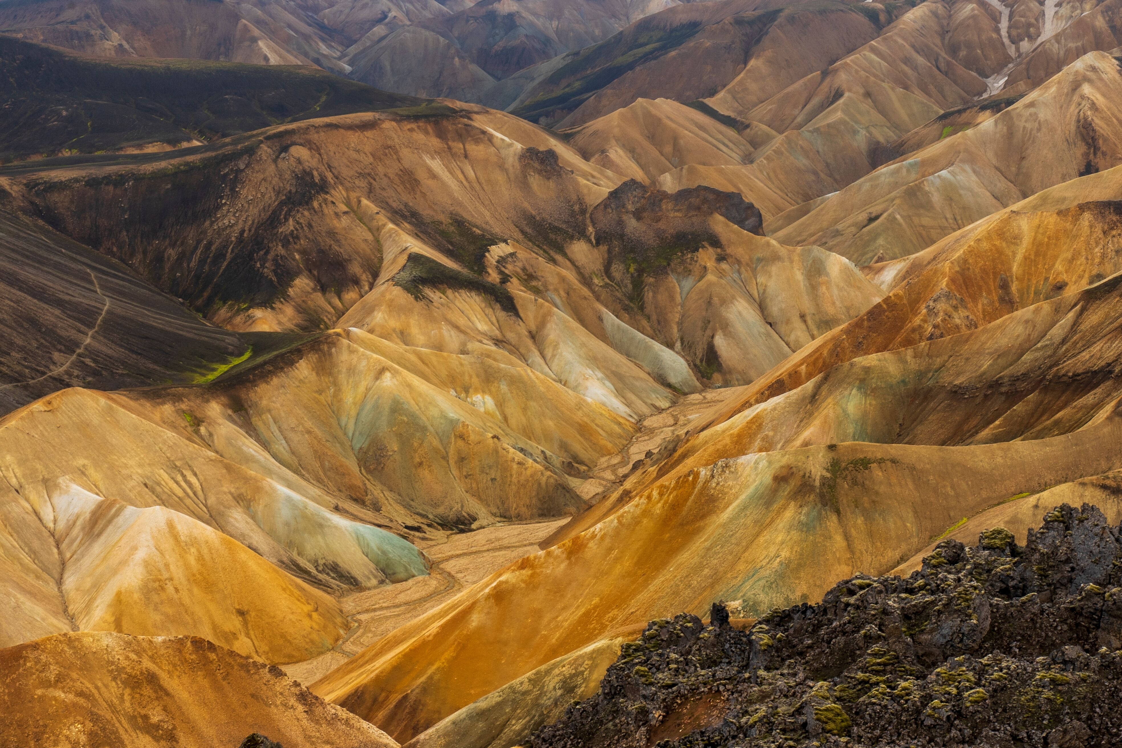 Montagnes multicolores de Landmannalaugar 