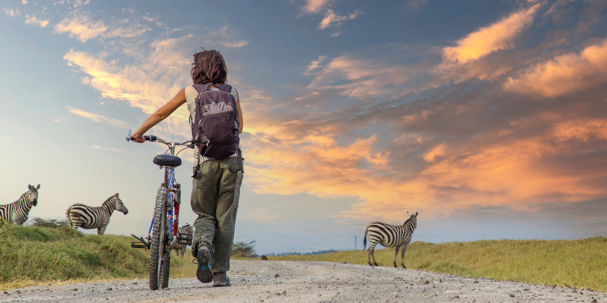 Nanyuki - Naivasha, tour en vélo
