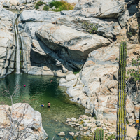 Los Barriles : visite de Santiago et canyon