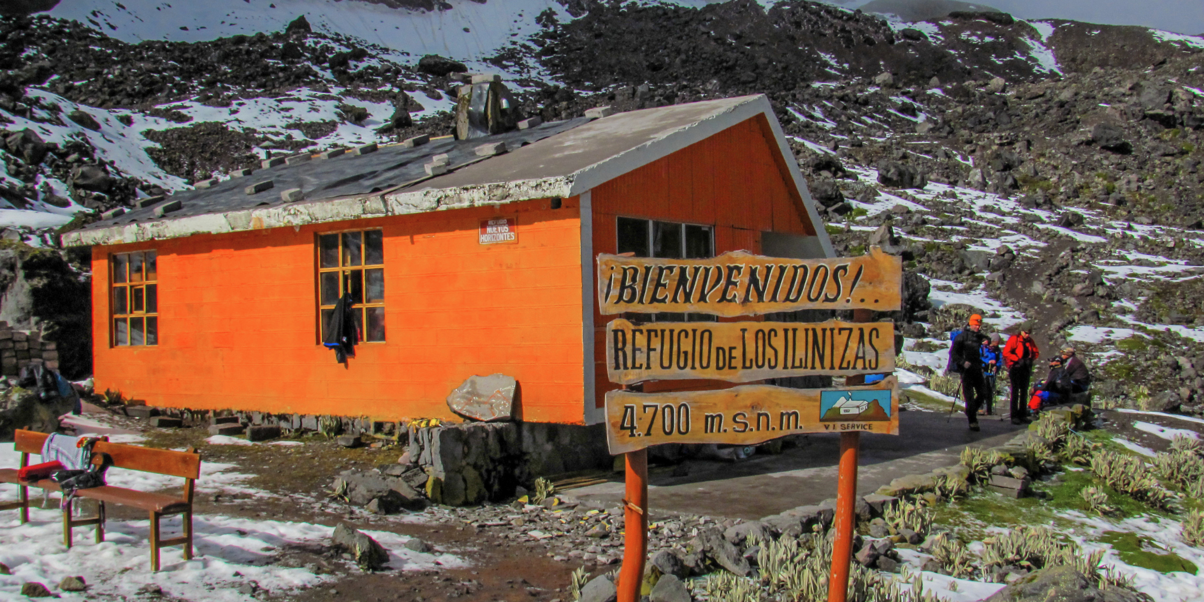 Chasqui - refuge Nuevos Horizontes (4768m) 