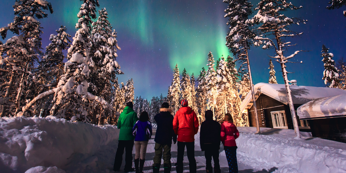 Ylläsjärvi et vol retour