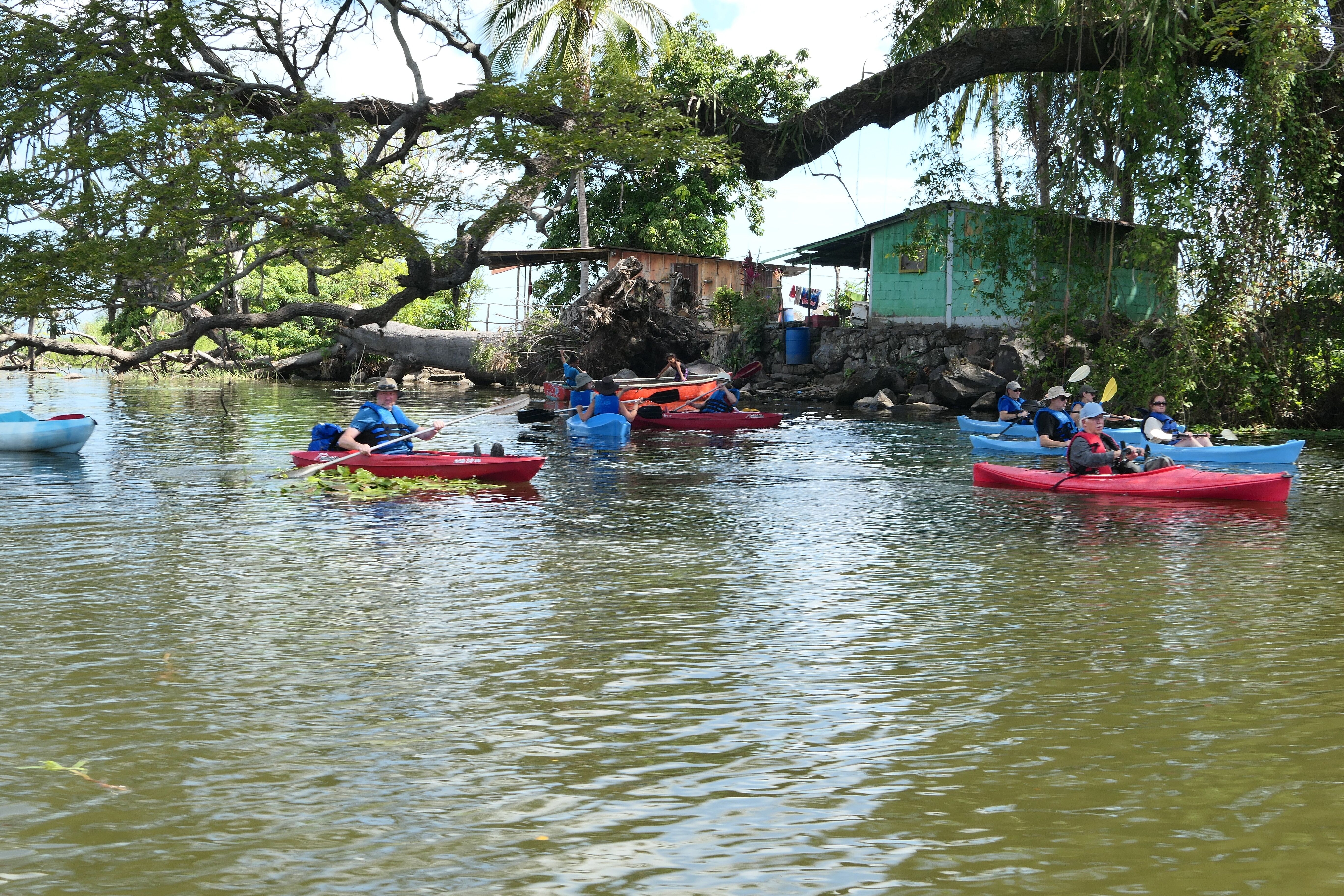 Kayak, tuk-tuk et volcan Masaya