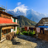 Landruk - Ghandruk : trek chez les Gurungs