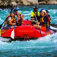 Rafting le long de la rivière Vjosa