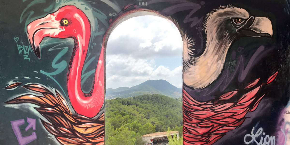 Graffitis à Sant Antoni et fiesta sunset en bateau 