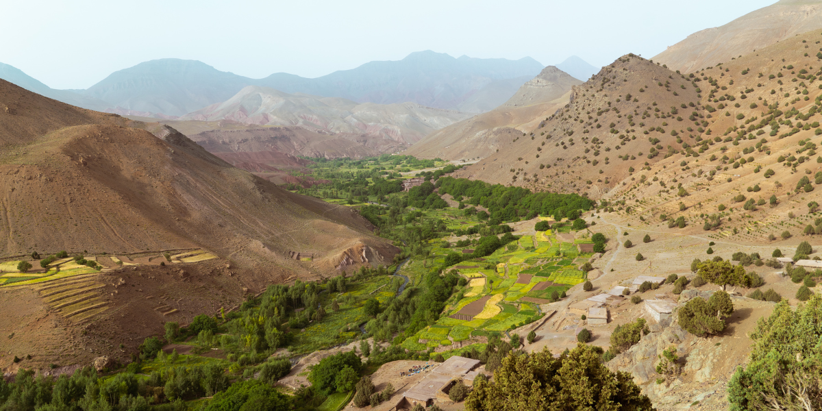 Vallée des Aït Bouli : Plateau de Tafafant –  Vallée des Aït Bougmez 