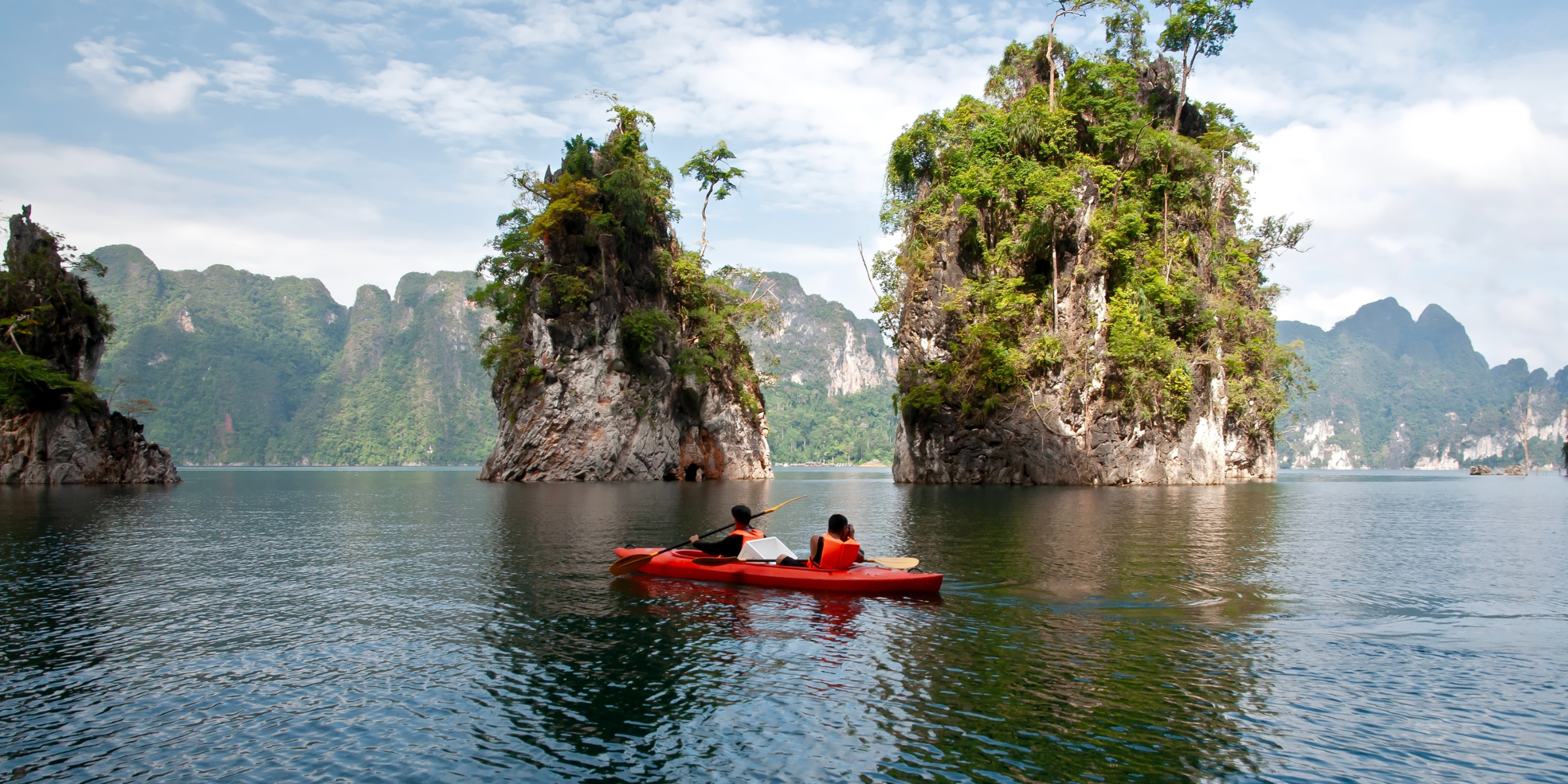 Cheow Lan - Khao Sok : excursion en bateau 