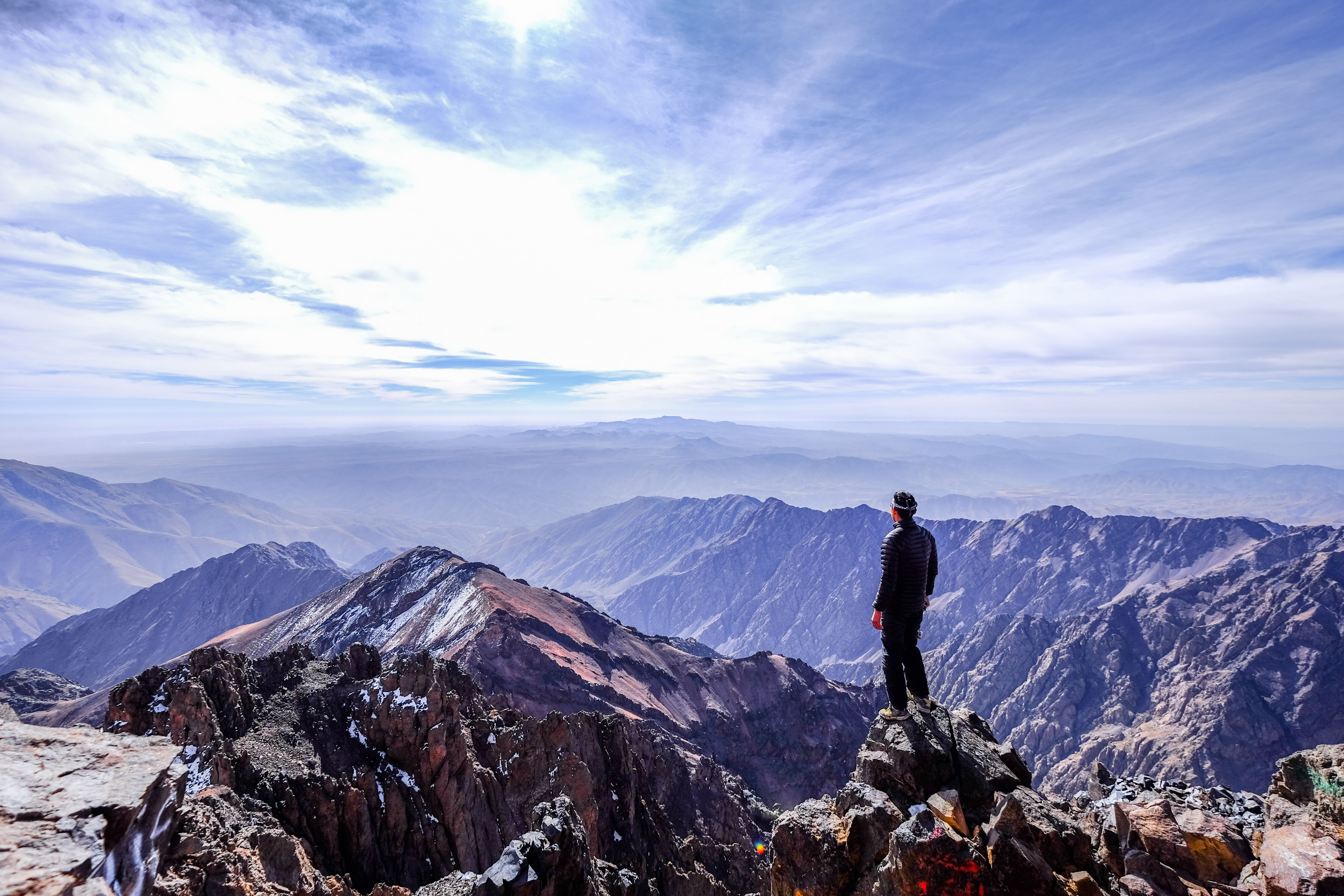 Ascension du plus haut sommet d'Afrique du Nord : le Toubkal (4167 m) - Refuge Neltner (3207m) 