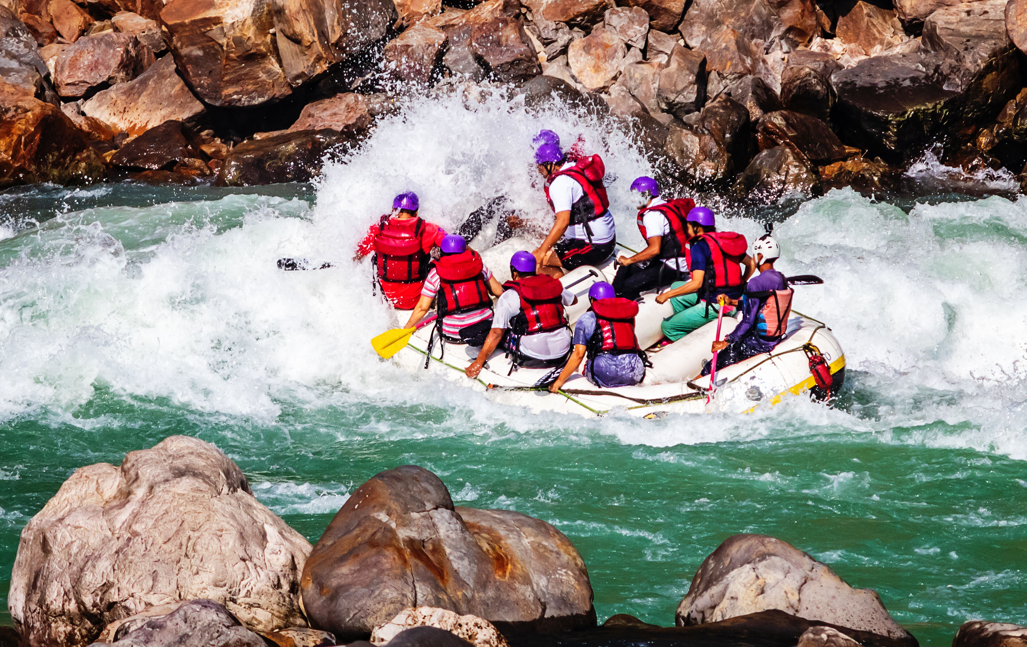 Le Gange : yoga et rafting ! 
