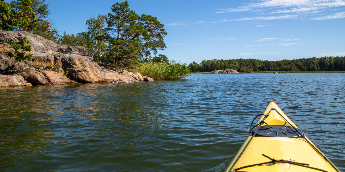Archipel de Stockholm en kayak