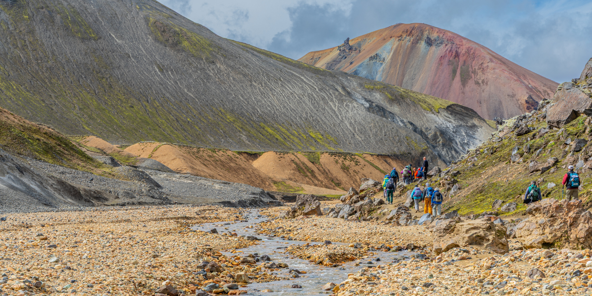 Sommet de Brennisteinsalda et source chaude