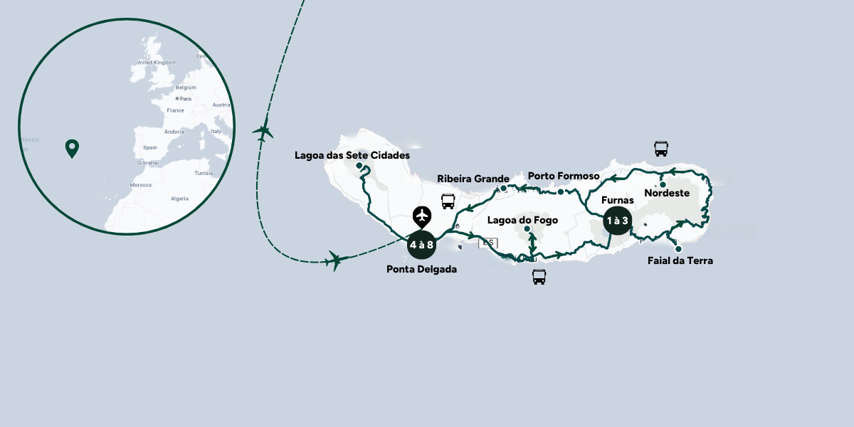Carte du voyage