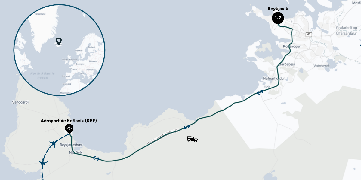 Carte du voyage