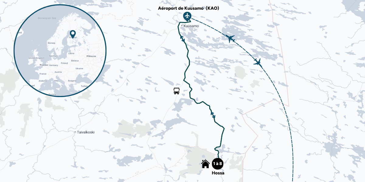 Carte du voyage