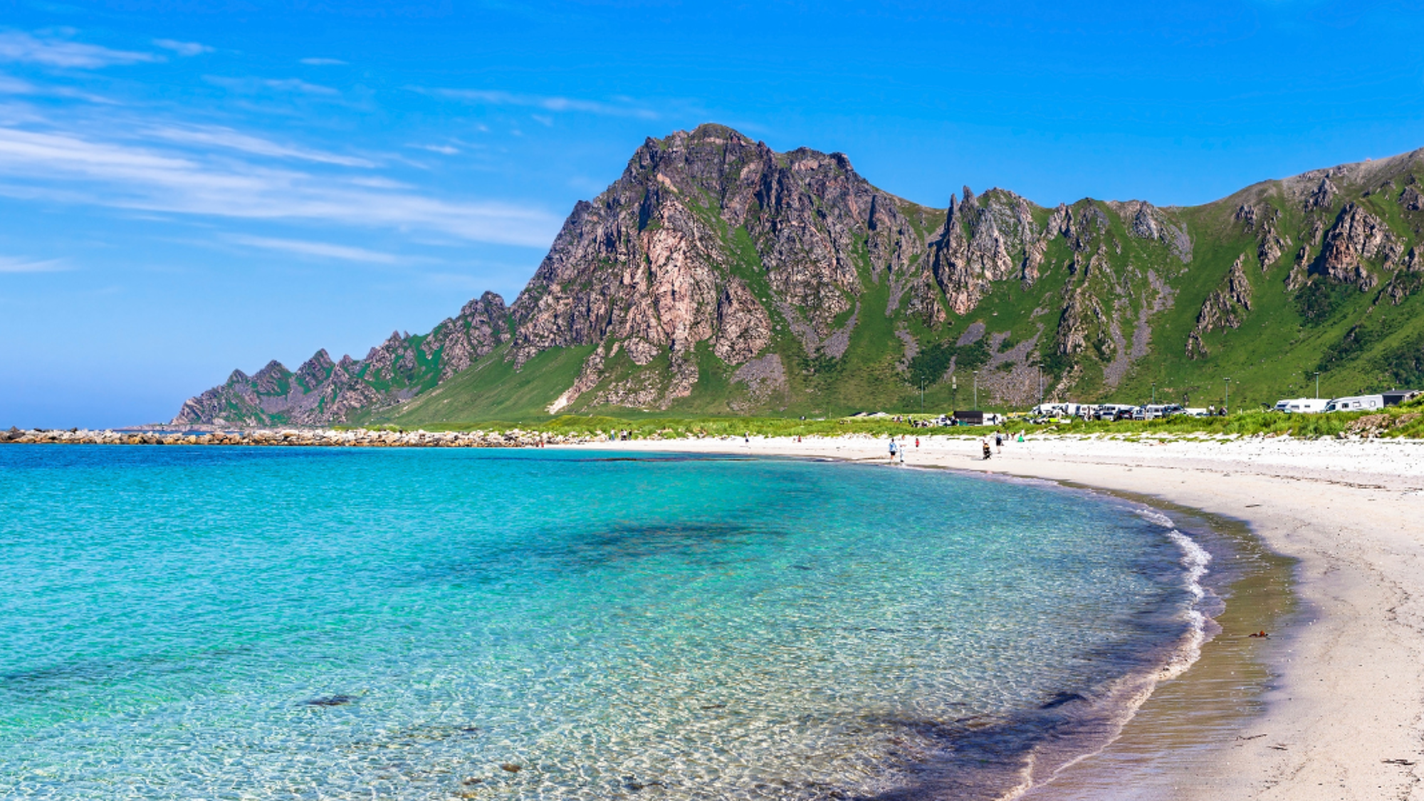 Et plages paradisiques : Bleik sur l'île d'Andøya à Vesterålen