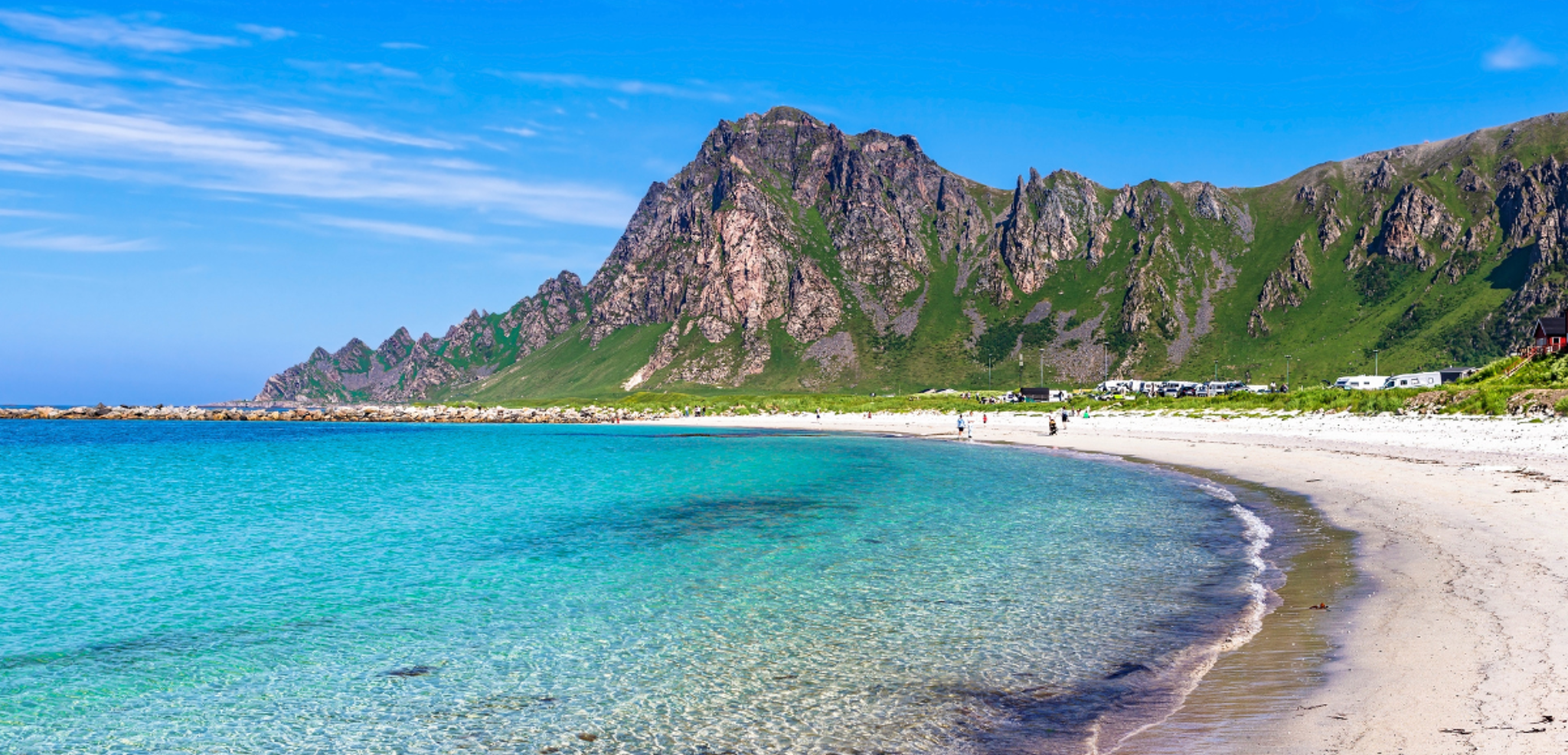 Et plages paradisiques : Bleik sur l'île d'Andøya à Vesterålen