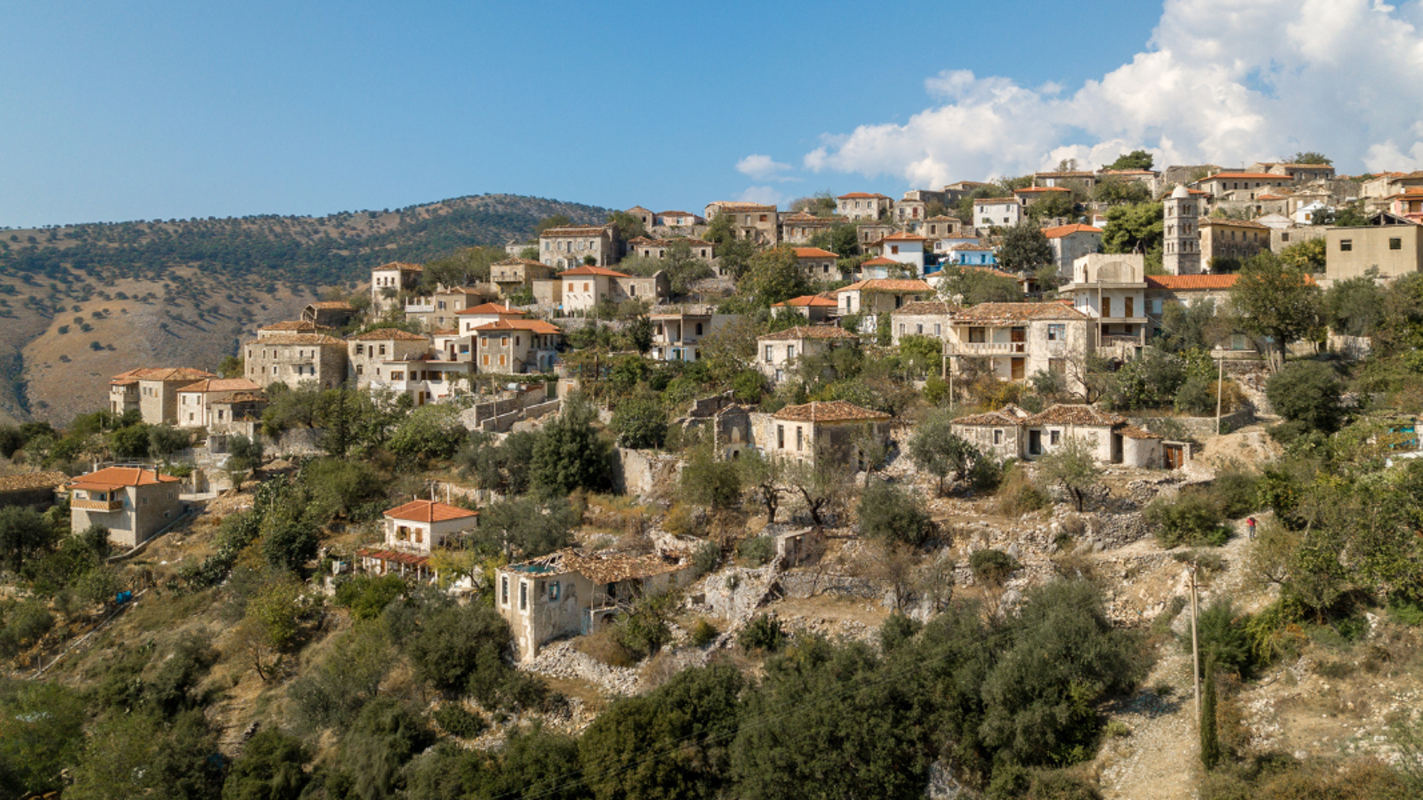 Sur les sentiers du village du Haut Qeparo