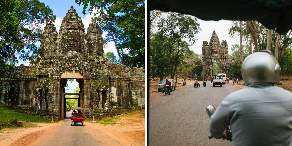 Sans oublier la découverte du célèbre site d'Angkor à bord d'un tuk-tuk 