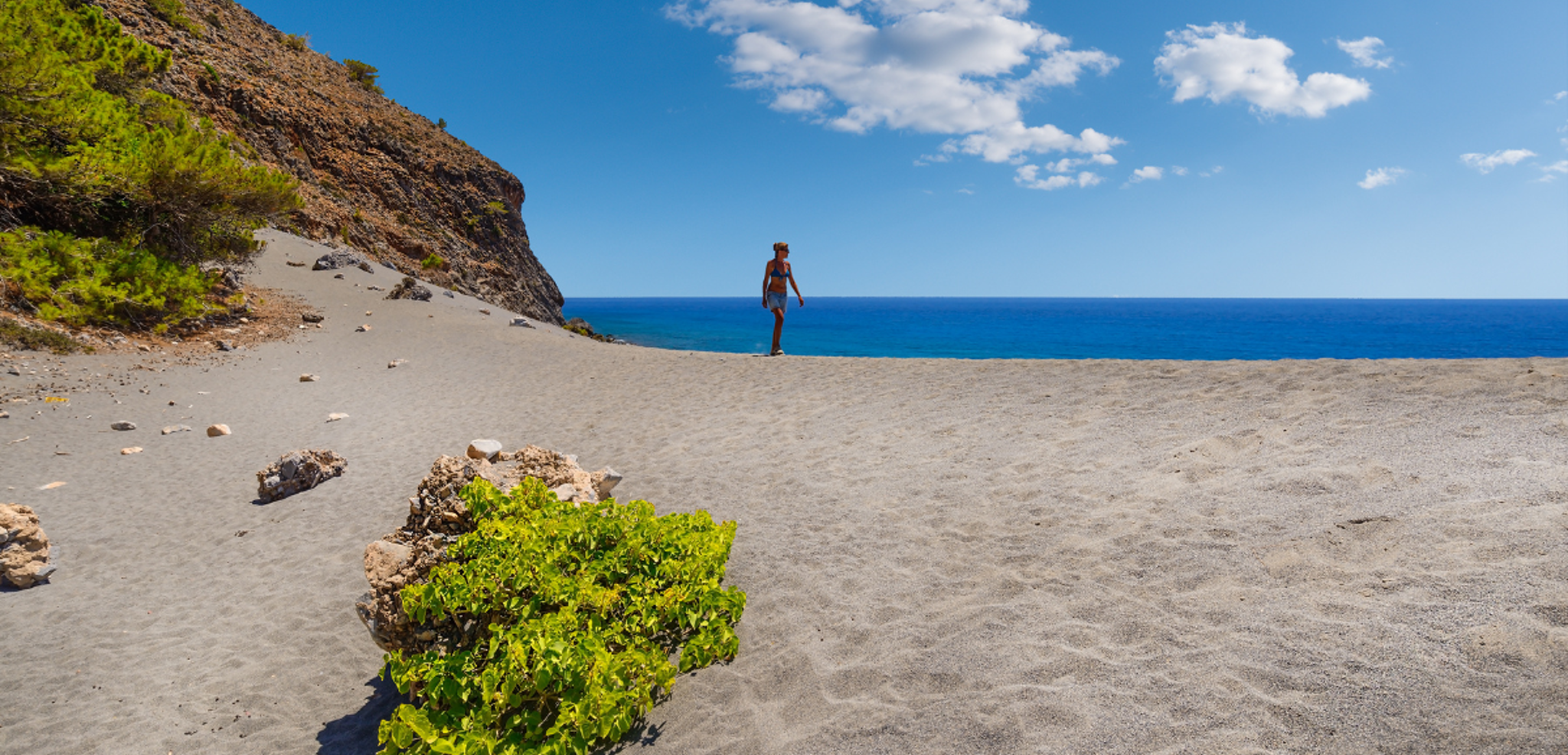 La plage d'Agia Roumeli, jour 3