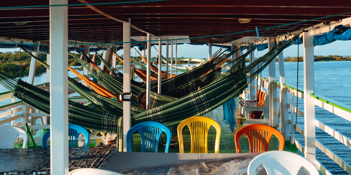 Installez-vous dans vos hamacs