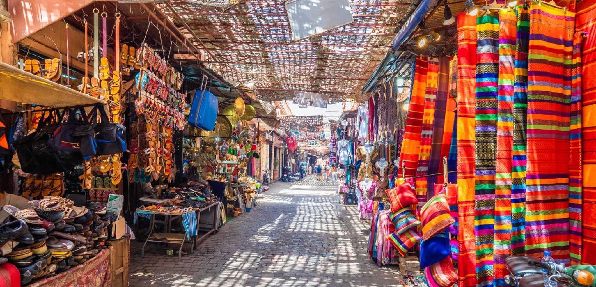 Dans les souks de Marrakech