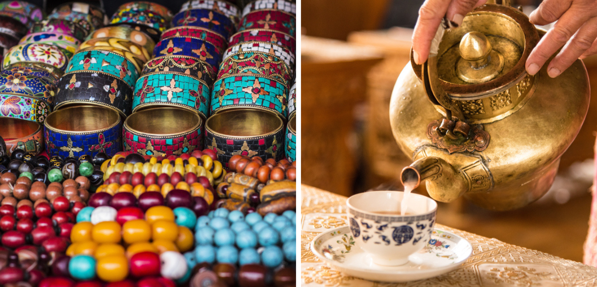 Un thé au beurre de yak après vos emplettes ?