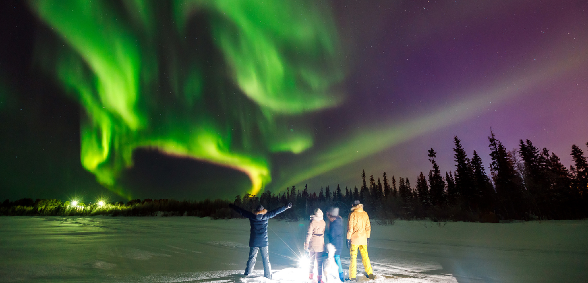 Vous aurez peut-être même la chance d'observer des aurores boréales ! (Phénomène imprévisible)