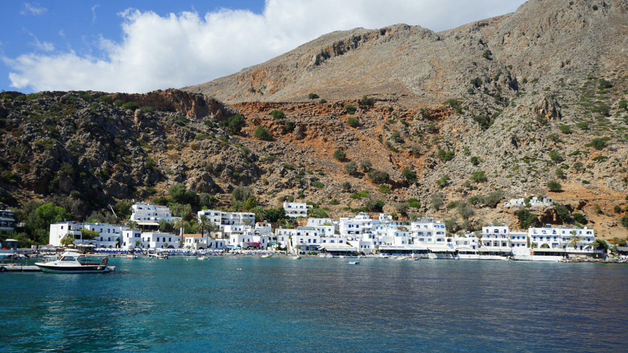 Le village de Loutro, accessible uniquement à pied ou en bateau, jour 3