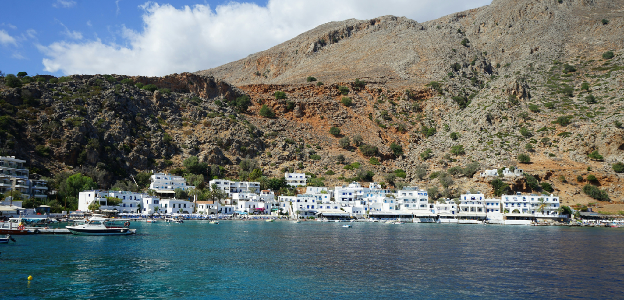 Le village de Loutro, accessible uniquement à pied ou en bateau, Jour 3