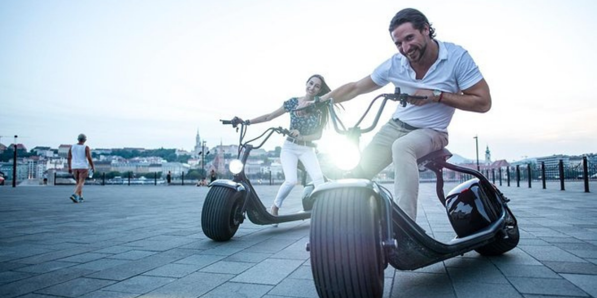 Sensations de glisse en scooter électrique