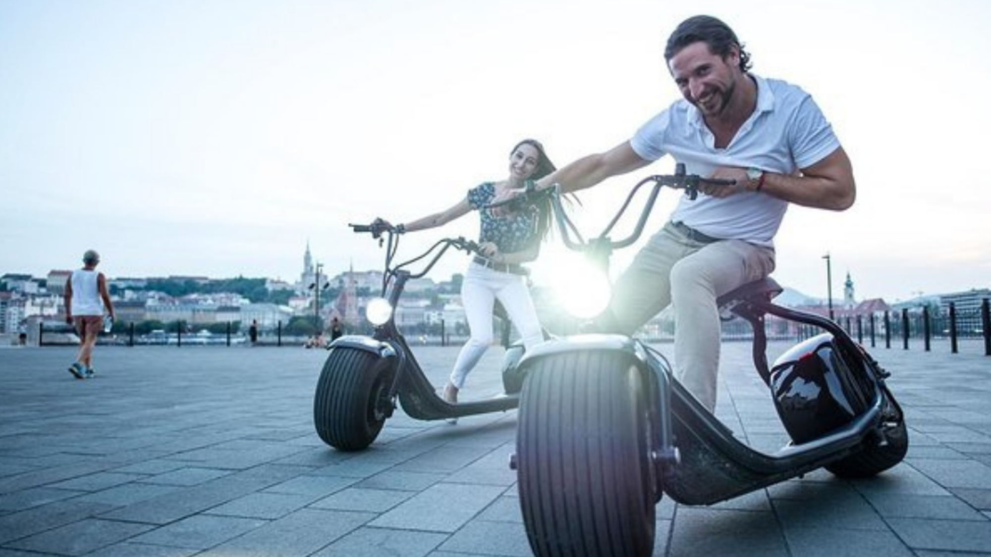 Sensations de glisse en scooter électrique