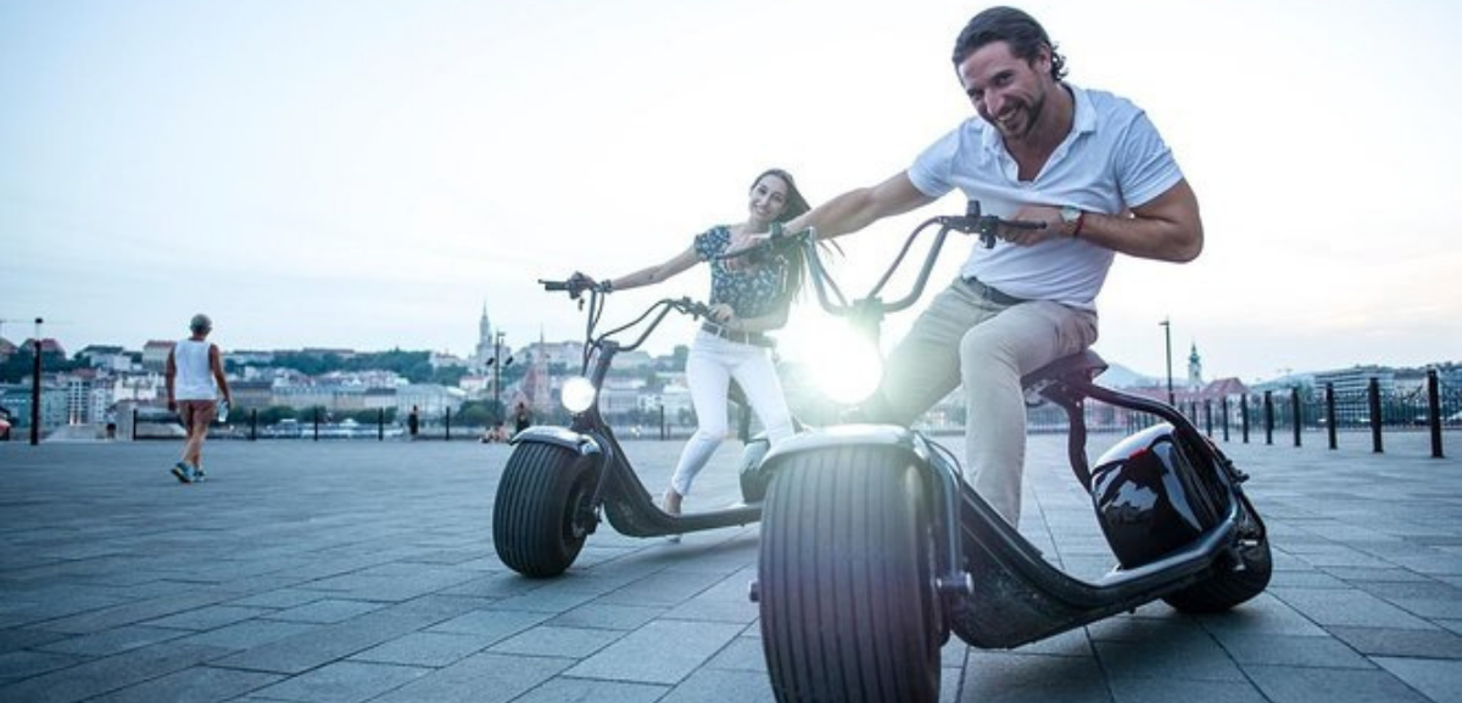 Sensations de glisse en scooter électrique