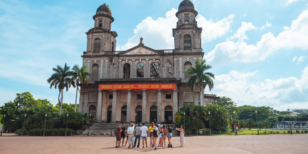 La cathédrale de Managua