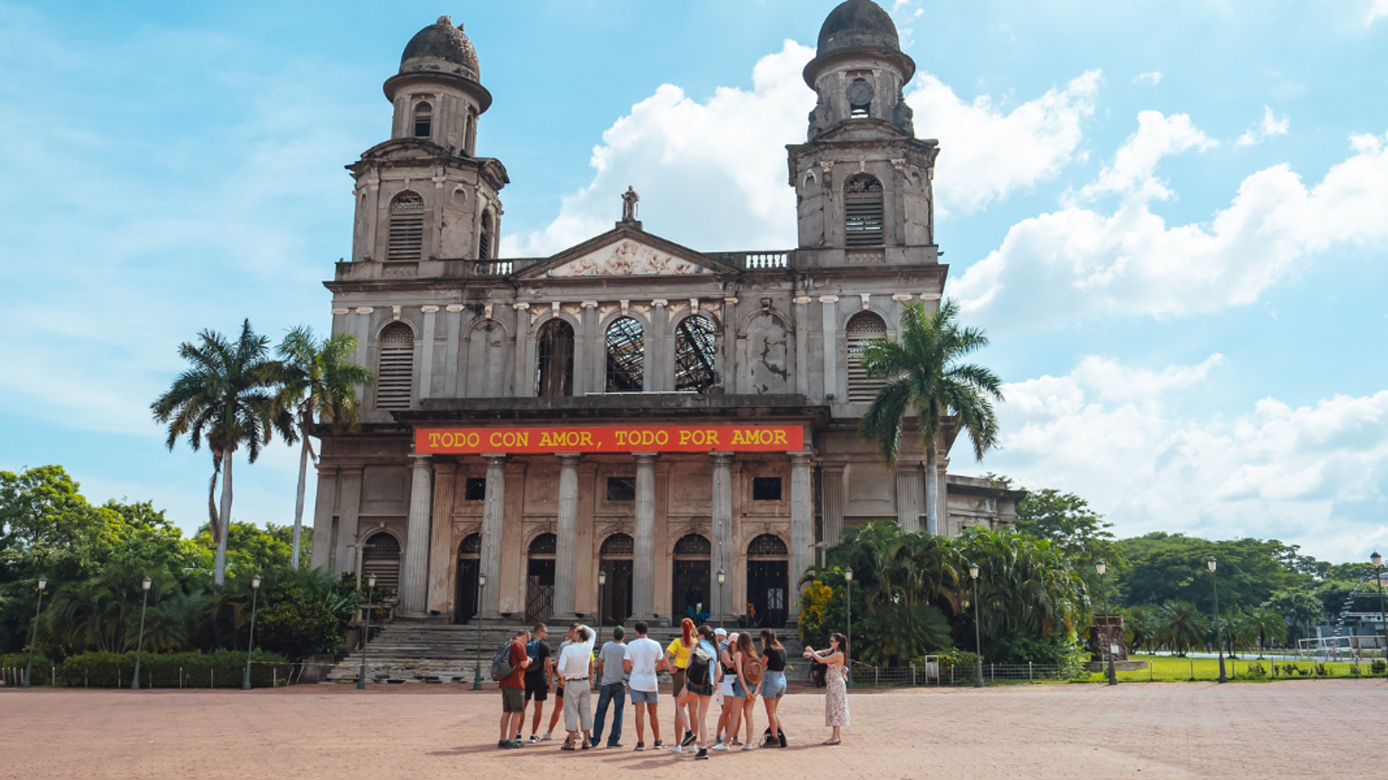 La cathédrale de Managua