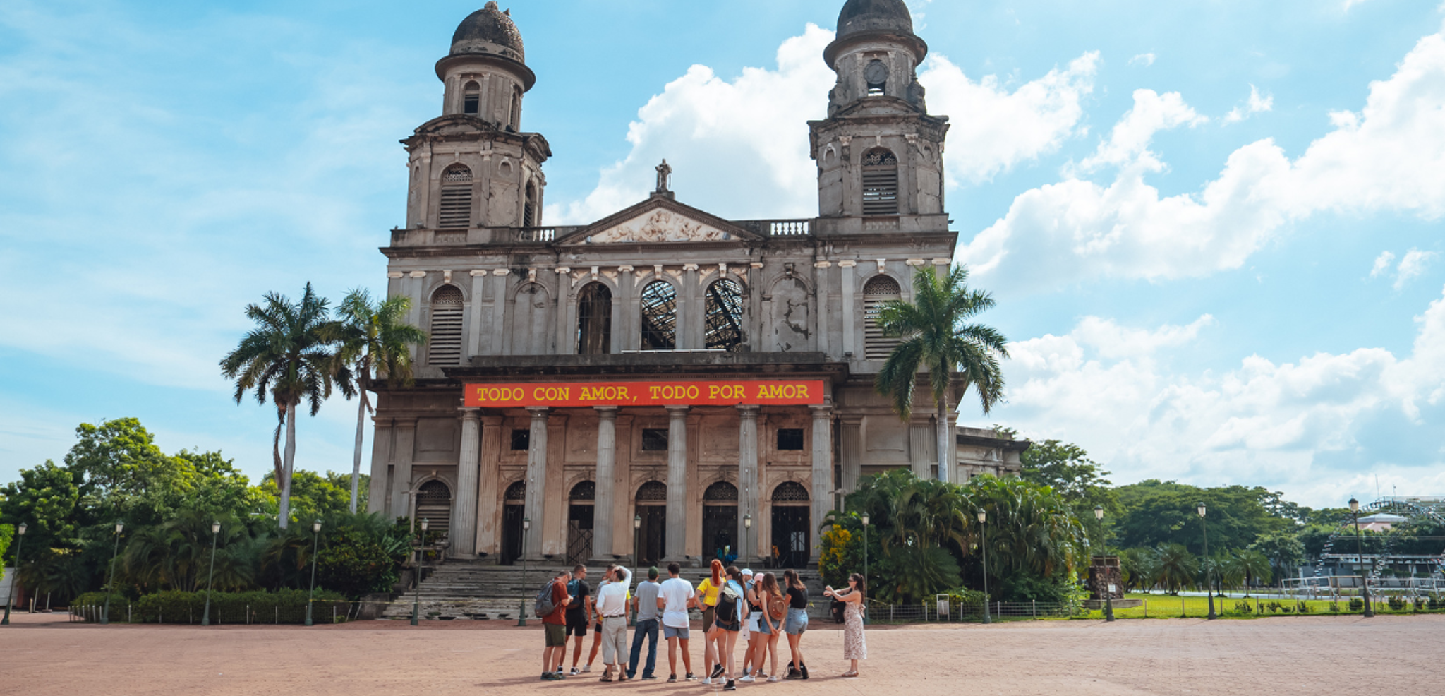 La cathédrale de Managua