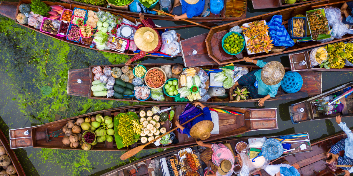 Les marchés flottants 