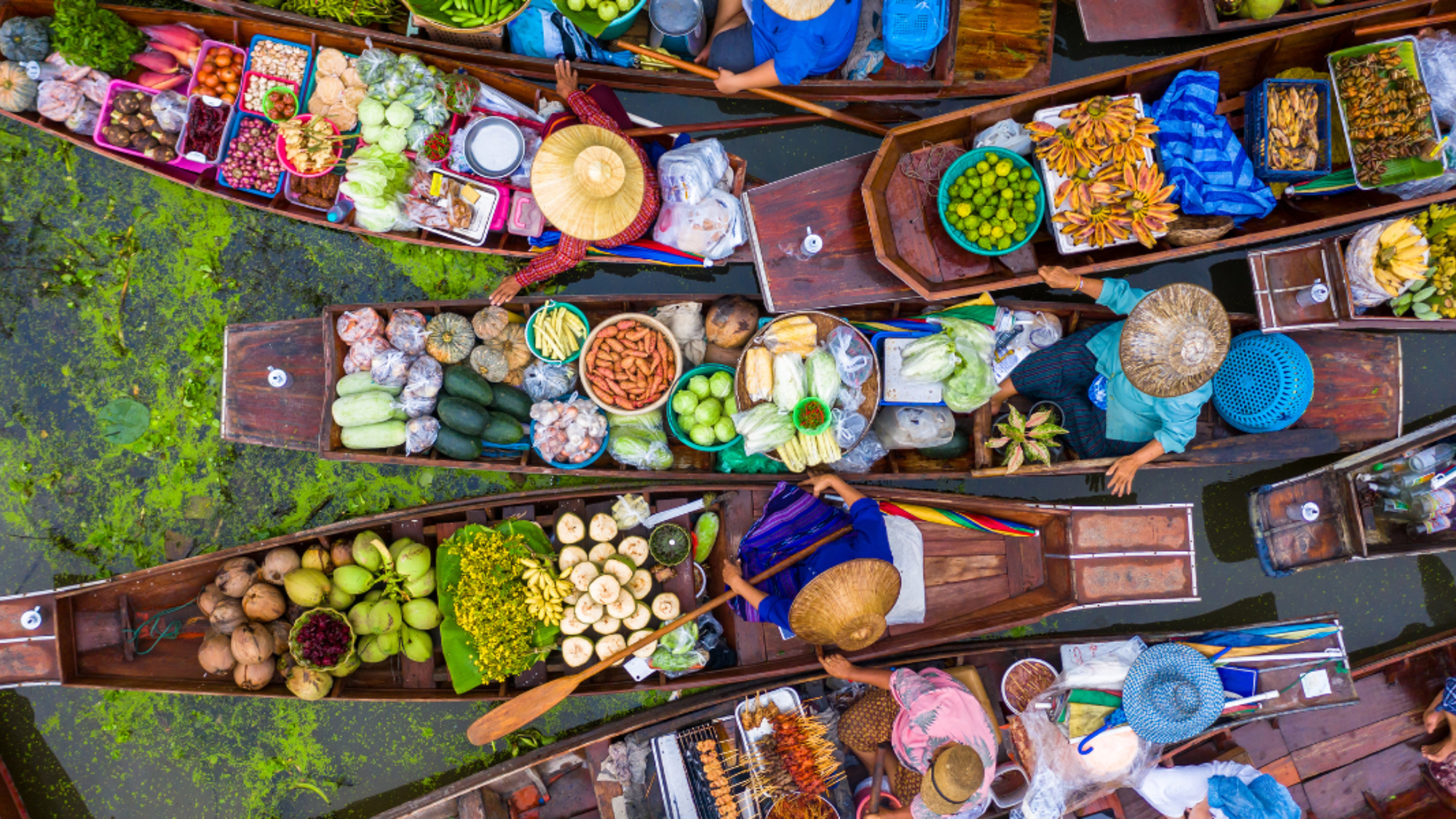 Les marchés flottants