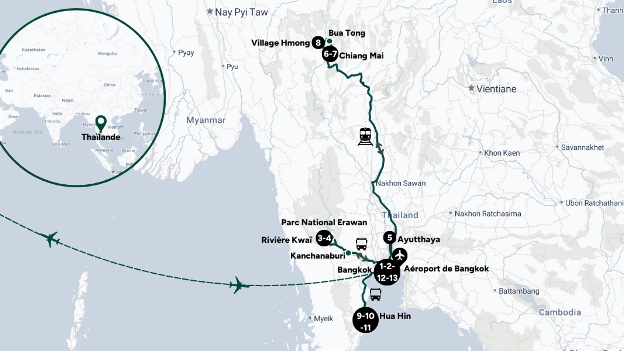Ton circuit en Thaïlande hors des sentiers battus