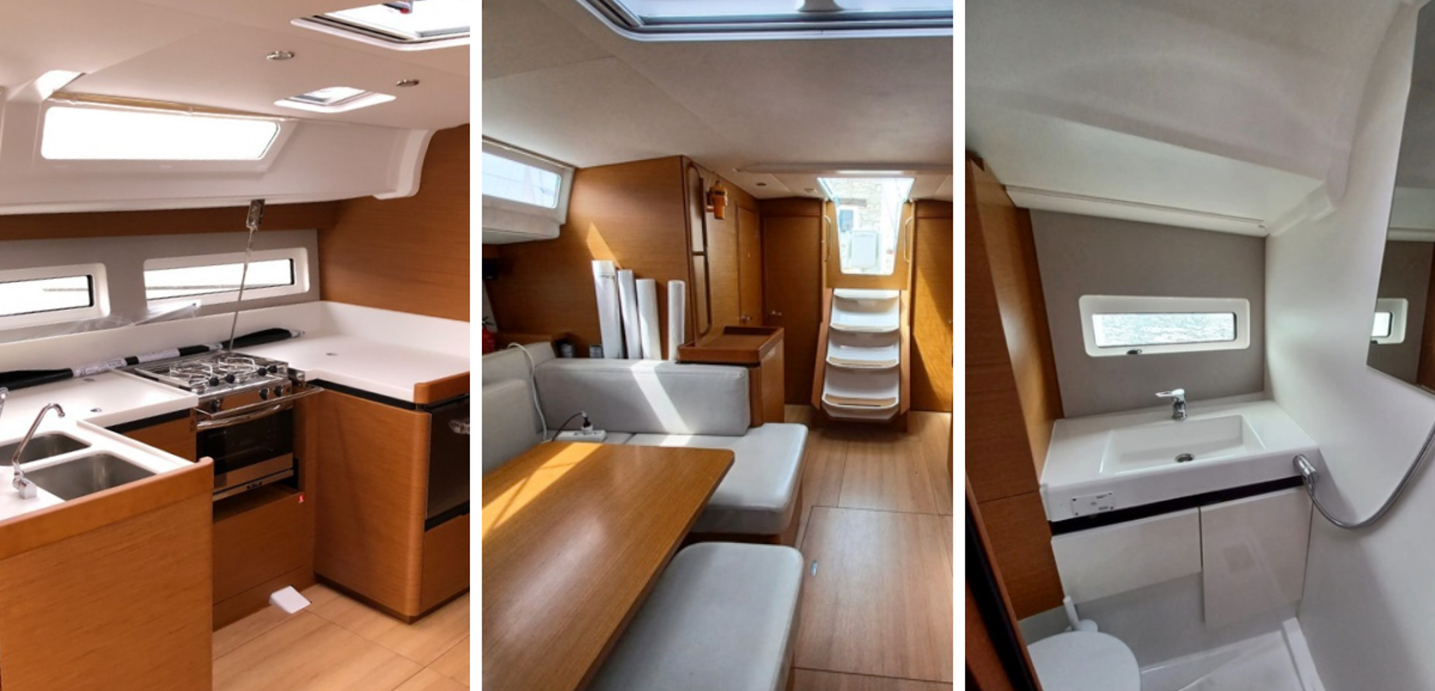 Des espaces optimisés : ton voilier Sun Loft 47 (ou similaire) - jours 1 à 8