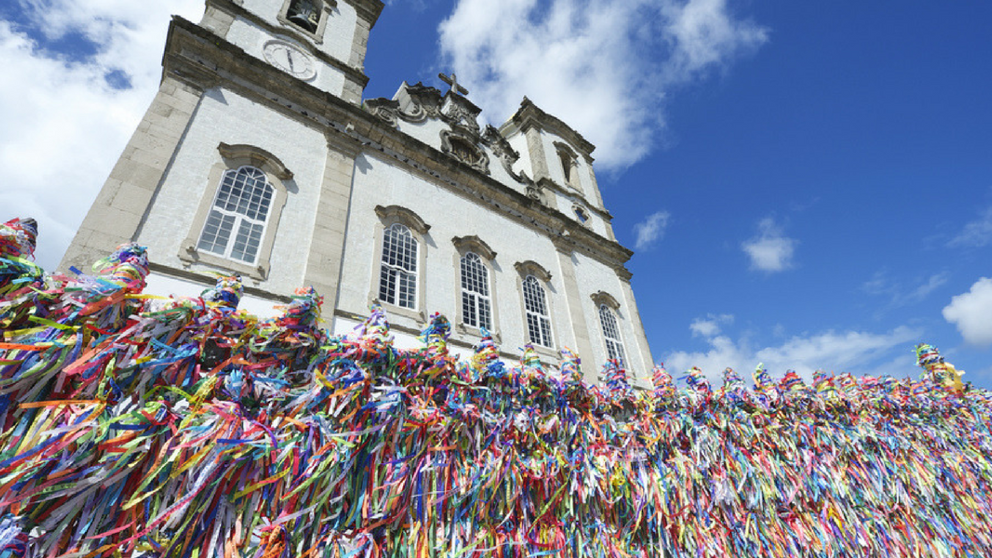 La célèbre église Nosso Senor de Bonfim à Salvador Bahia