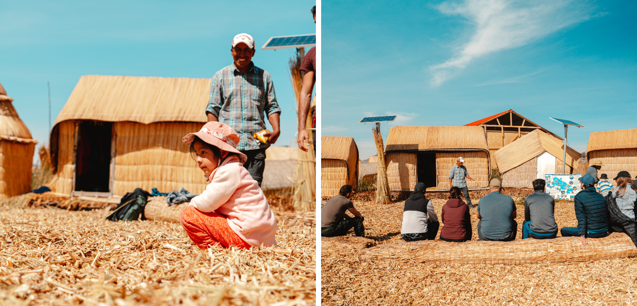 Découverte des îles artificielles des Uros