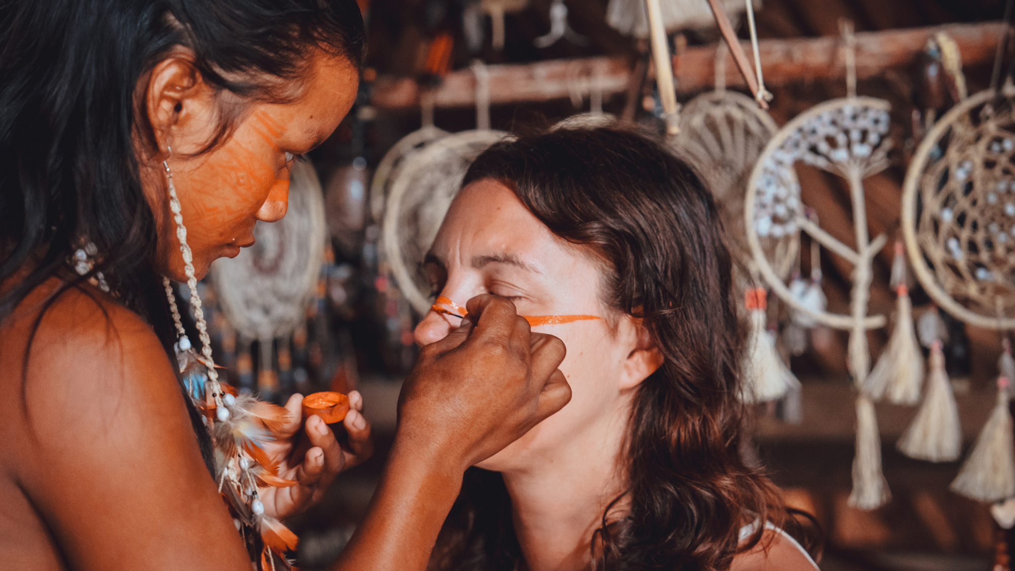 Rencontre, Amazonie, Brésil ©Maxime Moreau