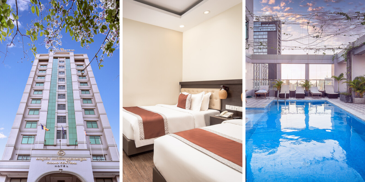 Le HM Grand Central Hotel à Phnom Penh (ou similaire) - jours 1 et 2 