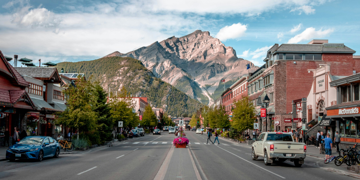 Un moment de liberté dans la ville de Banff - jour 5 ou jour 10 
