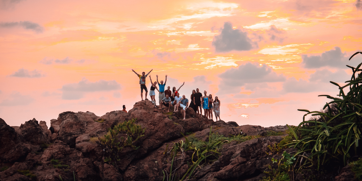 Juste à temps pour le coucher de soleil ! 