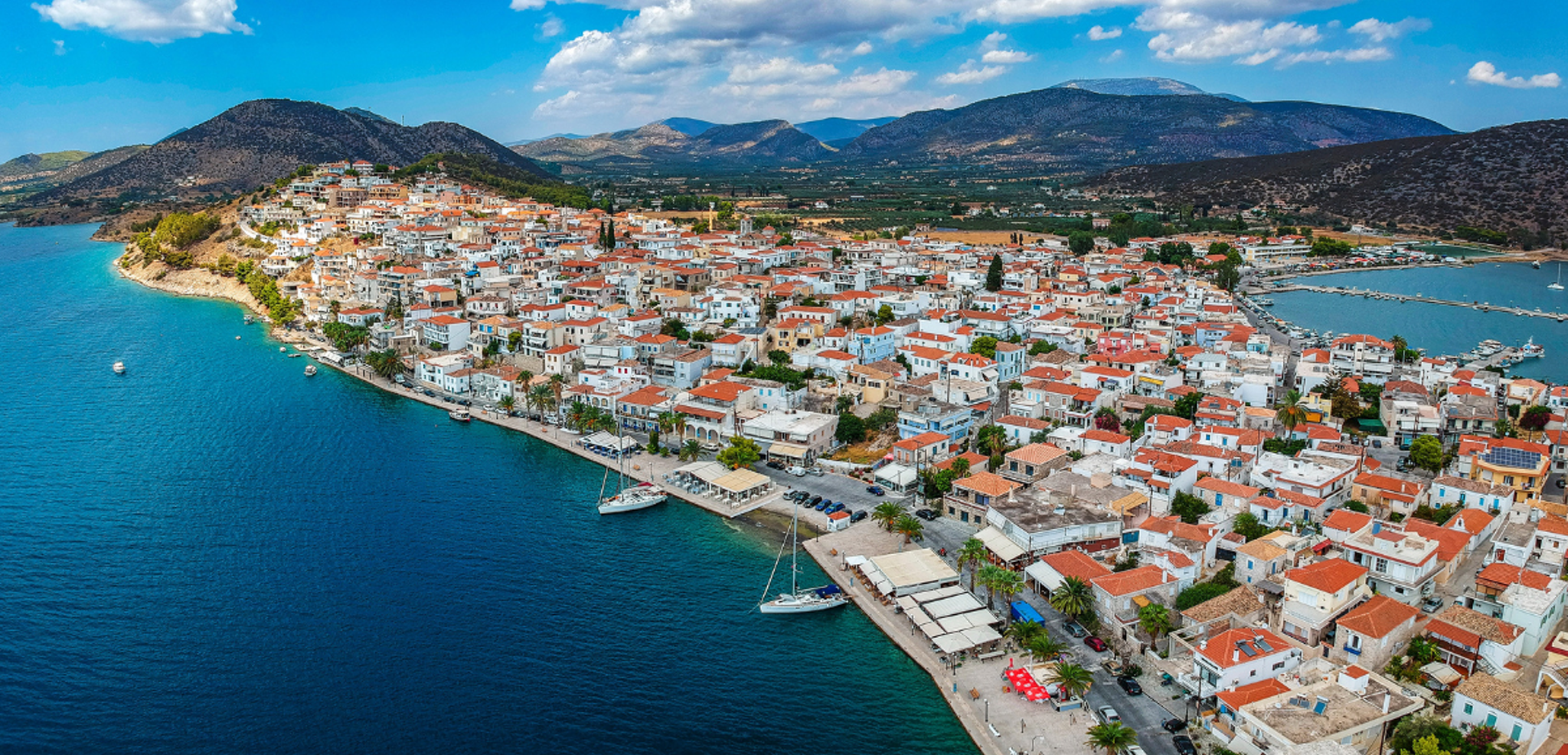 A Ermioni, nichée dans une presqu'île