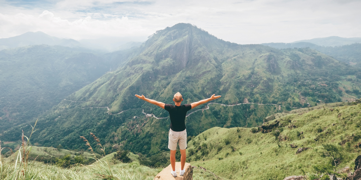 Le panorama depuis Little Adam's Peak 
