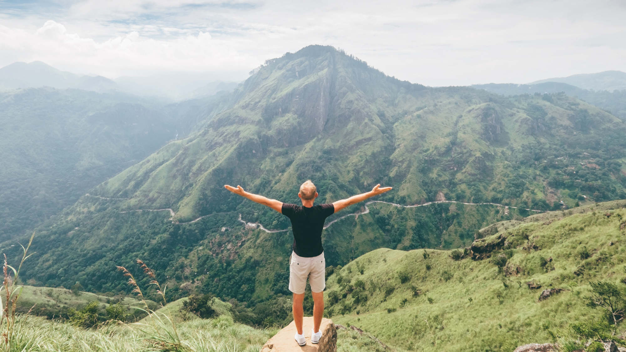 Le panorama depuis Little Adam's Peak