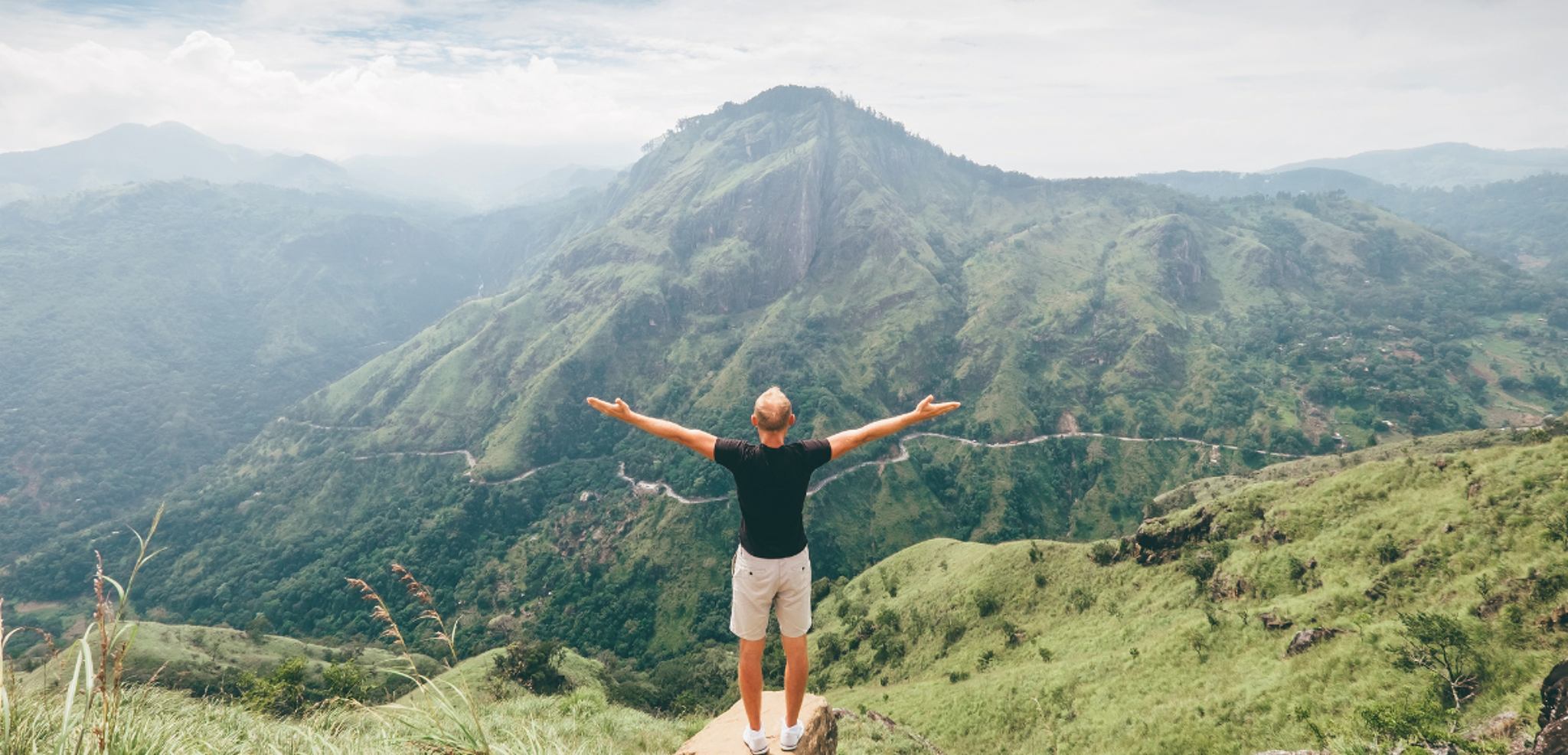 Le panorama depuis Little Adam's Peak