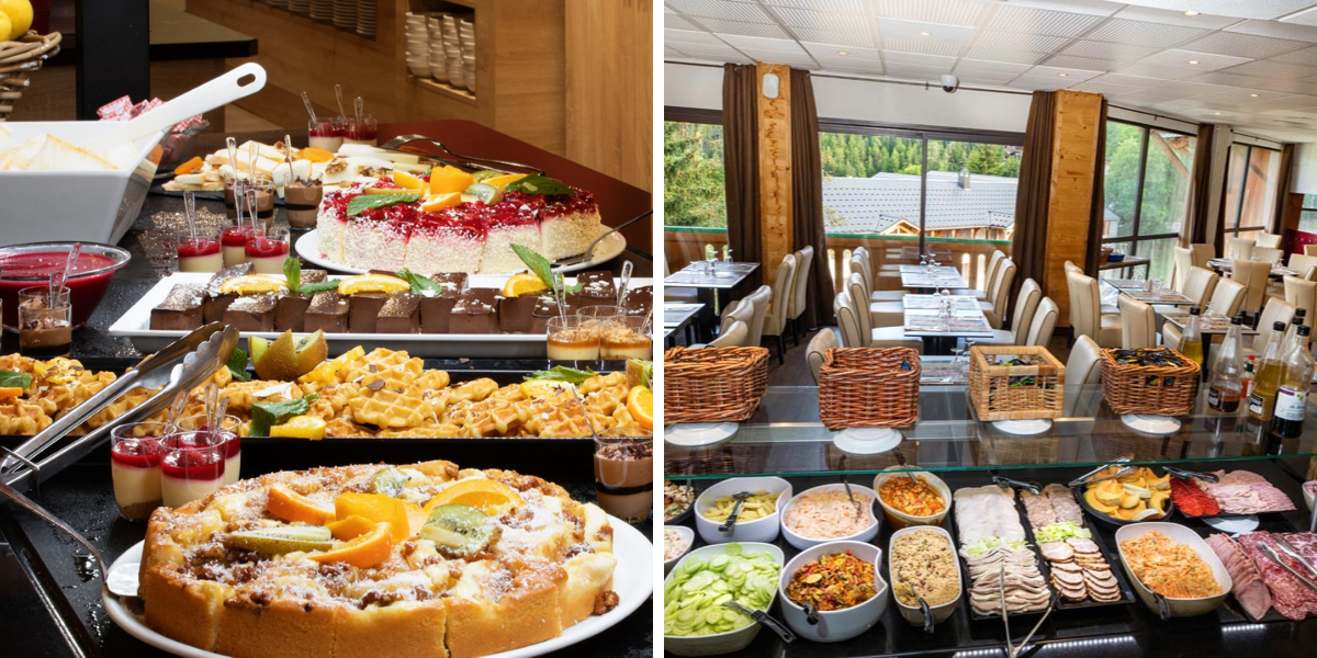 Formule So'inclusive : buffets variés et copieux, ambiance conviviale et familiale 